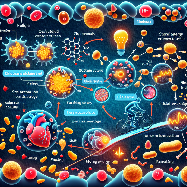 Ruolo del livello di colesterolo nella regolazione del metabolismo energetico durante l'attività fisica